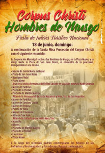 PROGRAMA Corpus Christi en Béjar 2017: Teatro, Fiesta Barroca, Hombres de Musgo