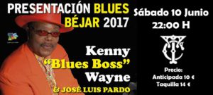 El extraordinario pianista y cantante Kenny “Blues Boss” Wayne en Béjar el sábado 10 de junio