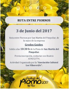 GREDOS GUIDES te invita a recorrer San Martín del Pimpollar en la Ruta entre Piornos del 3 de junio